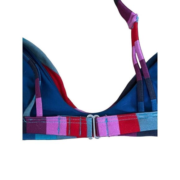 Billabong Out To Sea Fixed Triangle Bikini Top Women size Small Top Only! - Picture 6 of 6